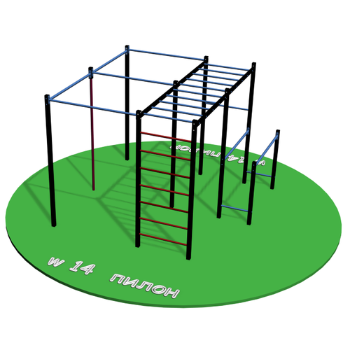 Спортивная площадка Workout W14 пилон 102990₽