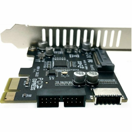 Контроллер PCI-E Espada USB3.0 Type-E+20pin, PCIeU3TE