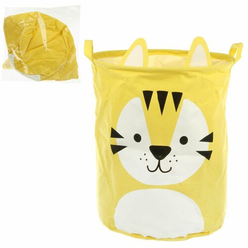Корзина для белья Тигр 35х45 см Amico Мешок для игрушек Органайзер для хранения вещей 929₽