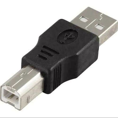 Адаптер USB2.0 Am-Bm Premier 6-082 насадка-переходник на usb кабель-удлинитель - чёрный, 15 штук