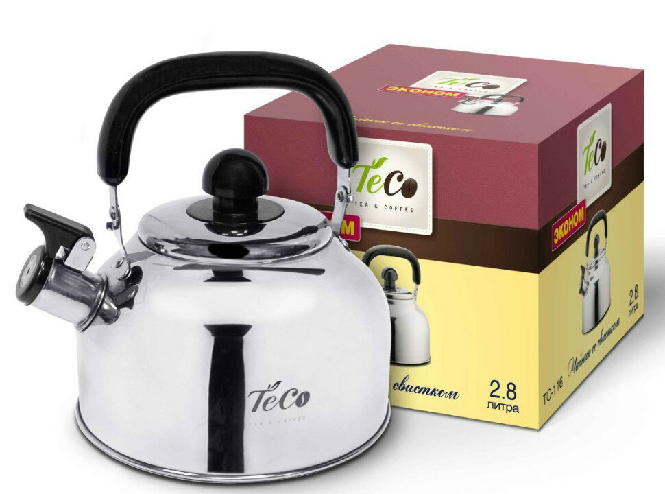 Чайник (TECO TC-116 нерж. 3л.)