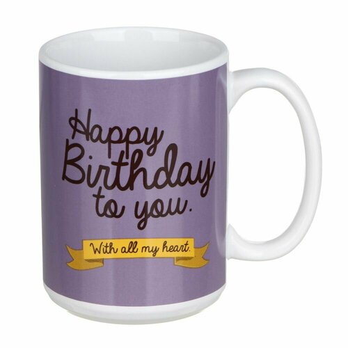 Кружка керамическая с принтом 425 мл 496₽