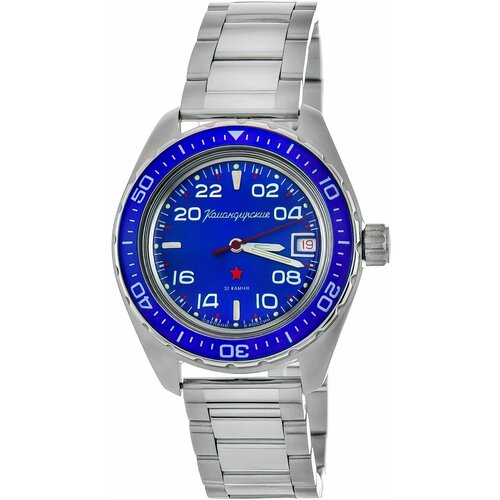 Наручные часы Восток, синий, серебряный российские часы восток апз 921289 мужские