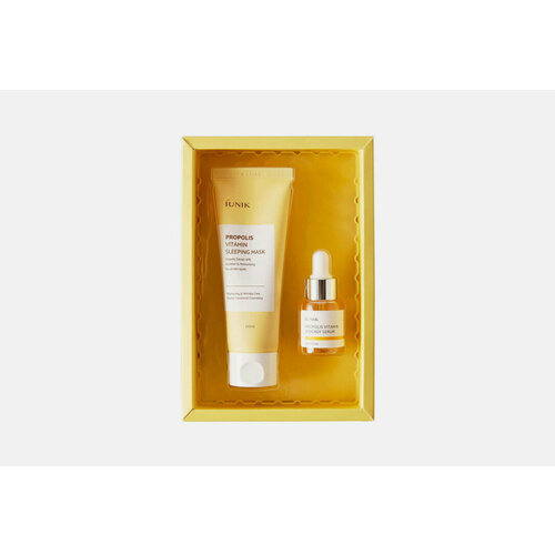 Набор iUNIK, Propolis Edition Skin Care Set iunik набор для лица витаминная ночная маска с прополисом витаминная сыворотка с прополисом iu28