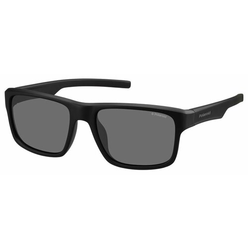 Солнцезащитные очки Polaroid, черный, серый