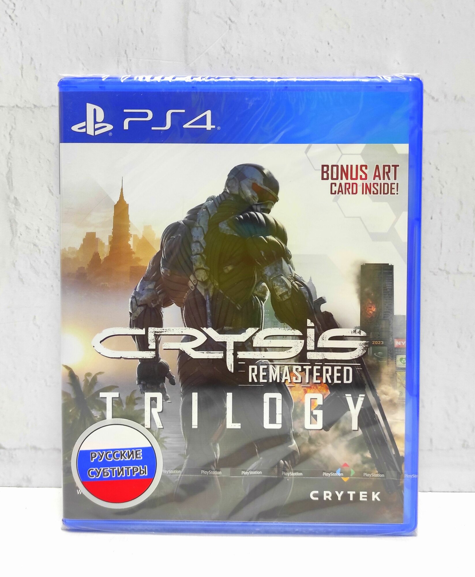 Crysis Trilogy Remastered Русские Субтитры Видеоигра на диске PS4 / PS5