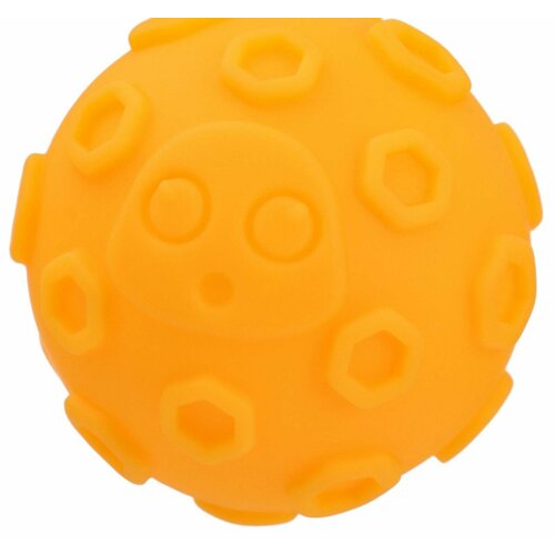 Тактильный мячик цвет розовыйоранжевый MumBaby 344₽