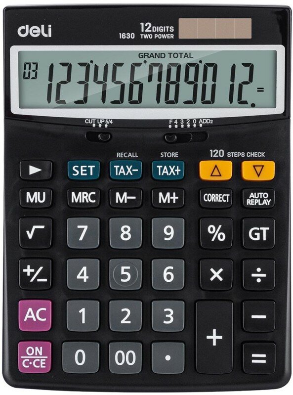 Калькулятор карманный, зеленый DELI - фото №7