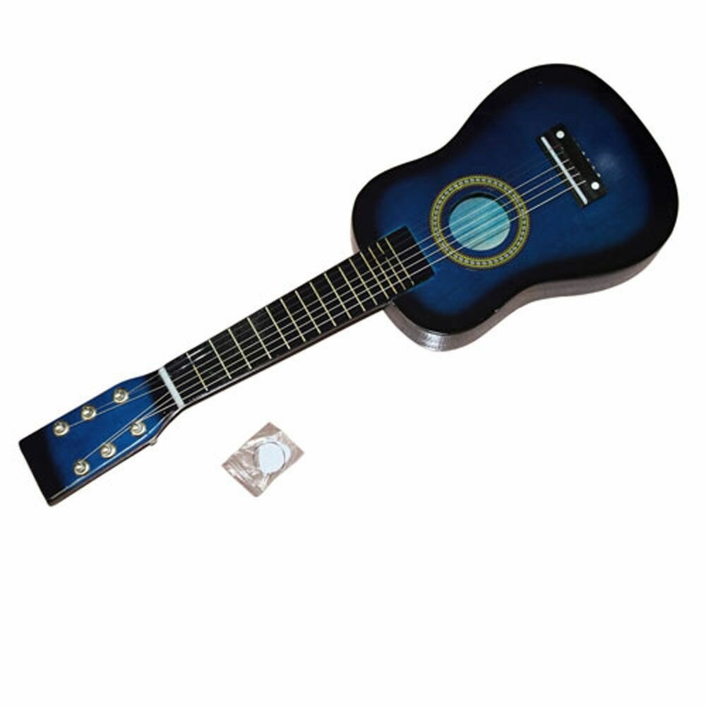 Игрушечный музыкальный инструмент гитара/синий