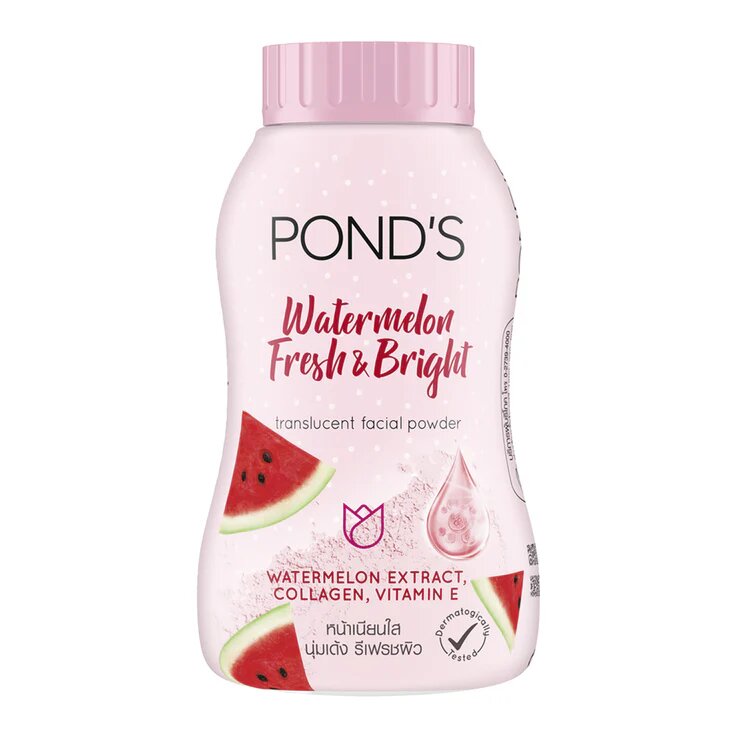 Пудра для лица POND'S с коллагеном Watermelon Fresh & Bright, 50 г.