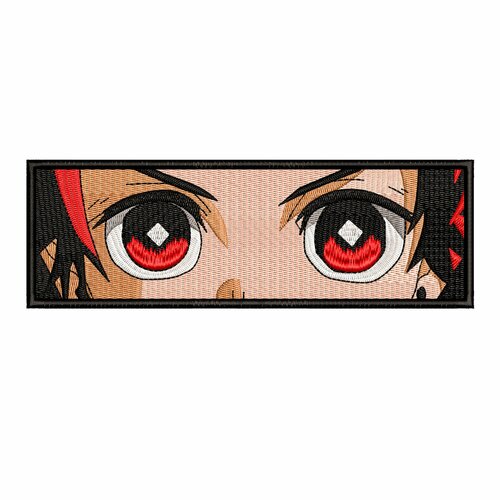 Аниме нашивка на одежду, патч на термоапплекации Зеницу 9х3 см