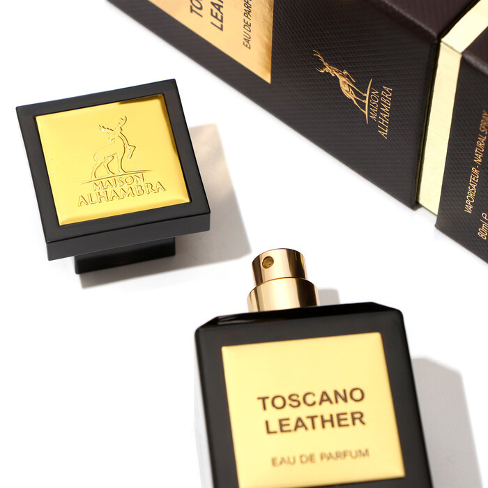 MAISON AL HAMBRA Парфюмерная вода унисекс Toscano Leather (по мотивам Tom Ford Tuscan Leather), 80 мл