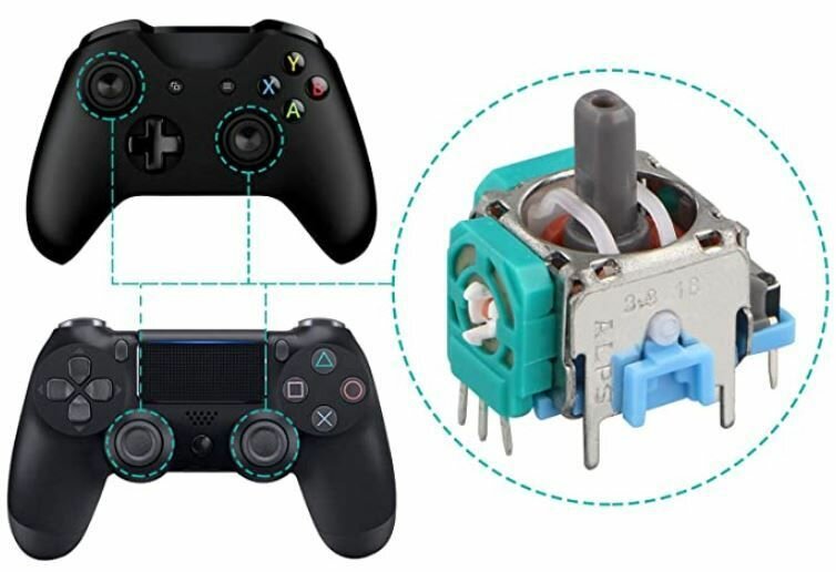 Как разобрать джойстик ps5 чтобы почистить стики