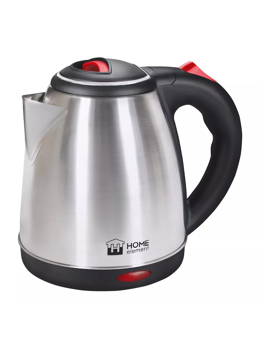 Электрический чайник HOME ELEMENT HE-KT179 NEW красный рубин металлический 1,7 л