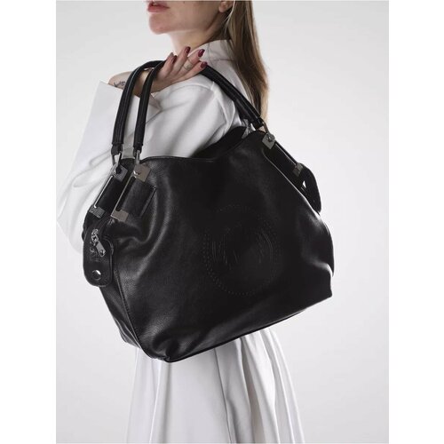 Сумка , фактура тиснение, черный