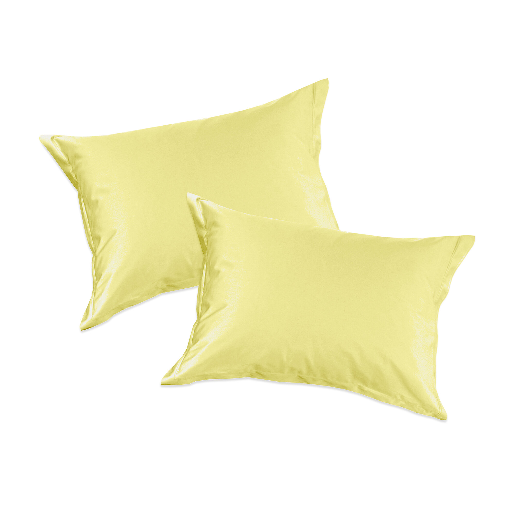 Наволочки (2 шт) MORФEUS (морфеус) - Pastel Yellow (желтый) - 50x70 - сатин