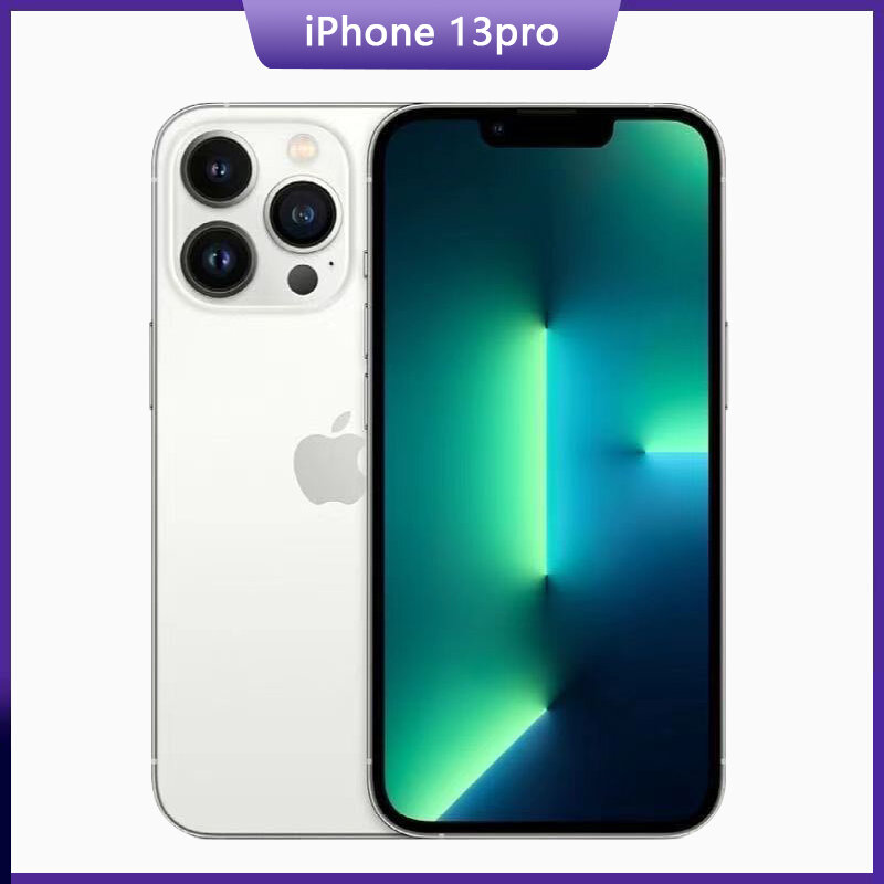 Мобильный телефон Apple iPhone 13 Pro,128 ГБ, nano SIM+eSIM, белый ...