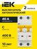 Автоматический выключатель ВА47-60M 2Р С 40А 6кА IEK