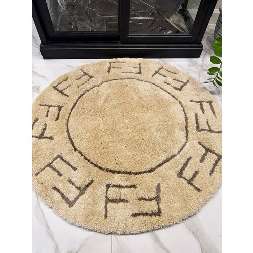 фото Коврик круглый для ванной и туалета 90х90 см турция natali's carpets