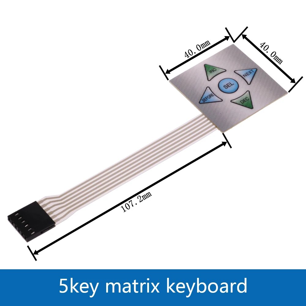 Мембранная клавиатура Matrix Keyboard для Arduino