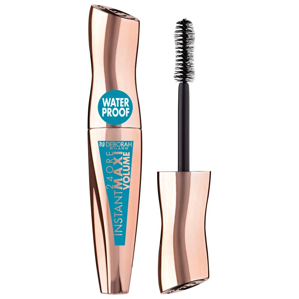 DEBORAH Тушь для ресниц максимальный объем водостойкая 24ORE INSTANT MAXI VOLUME MASCARA тон черный