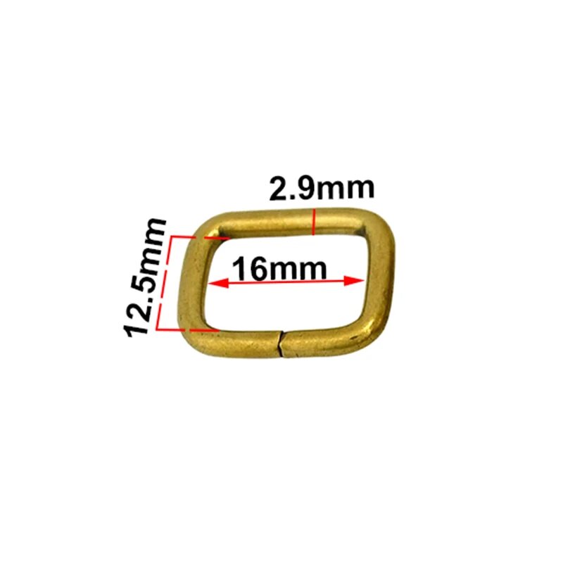 Латунные пряжки для ремней 2 штуки, inner width 16mm
