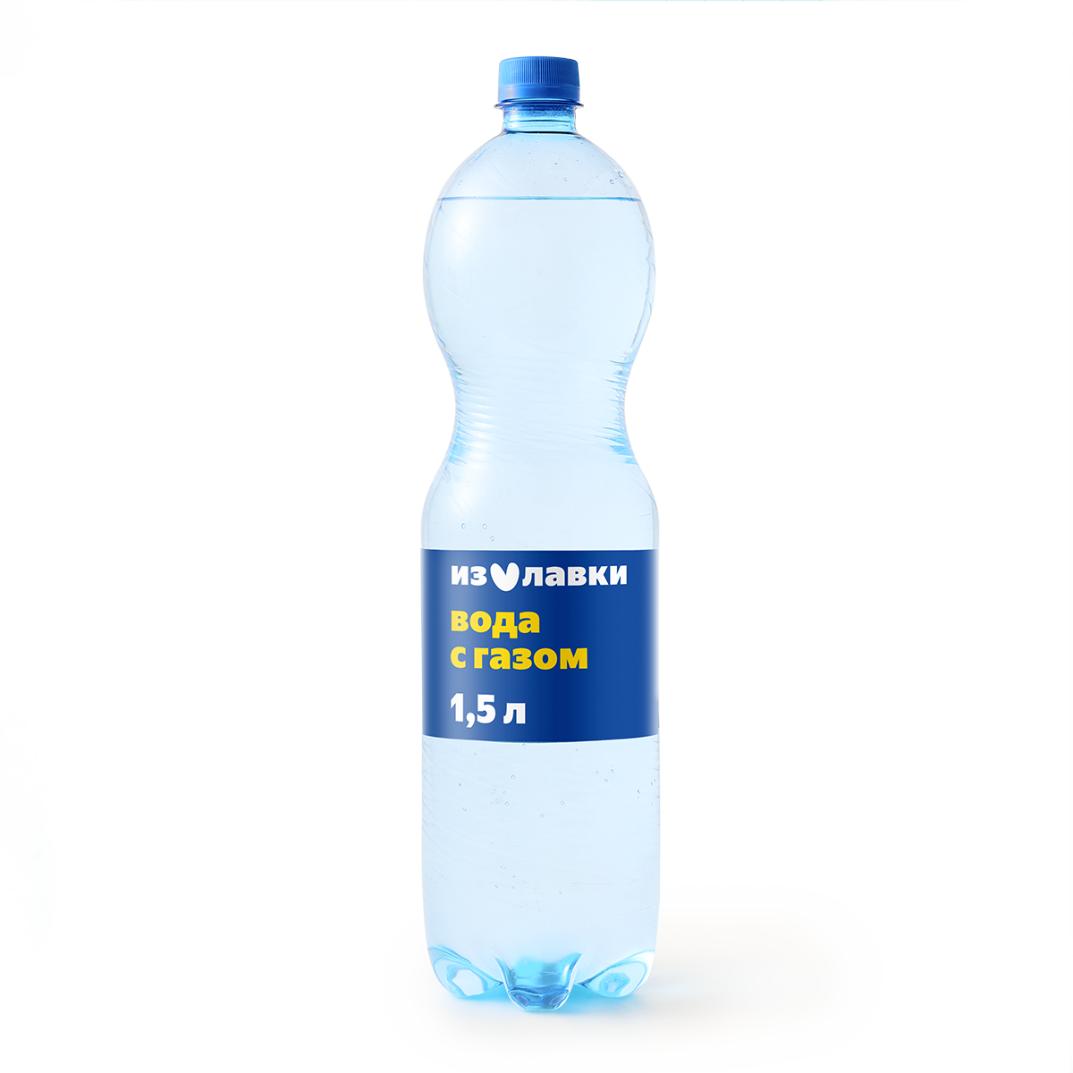 Вода «Из Лавки», газированная, в прозрачной пластиковой бутылке, 1.5 л
