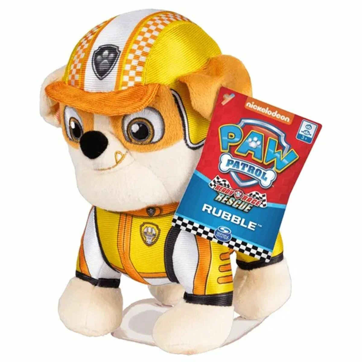Spin Master Nickelodeon Paw Patrol Ready Race Rescue Rubble Plush Toy Set / Детский набор плюшевых игрушек-собачек