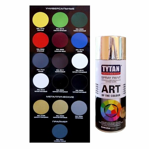 фото Краска аэрозольная акриловая tytan art of the colour (400мл) синий ral 5010