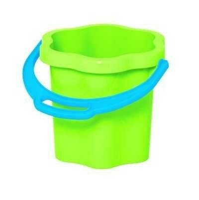 Ведро детское Stellar цветок 07 литра пластик цвет зеленый