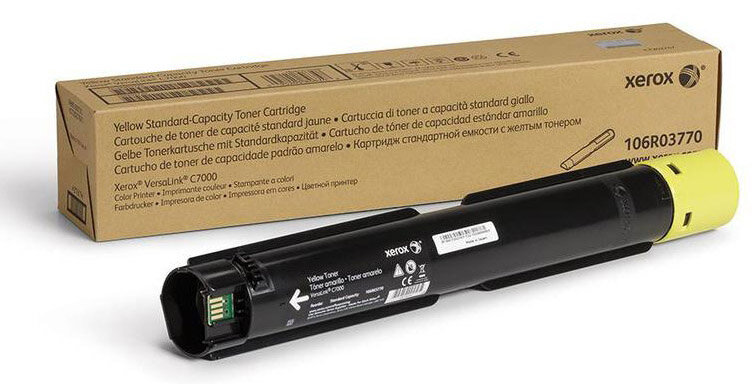 Картридж Xerox 106R03770 для Xerox VersaLink C7000, yellow, 3300 страниц, оригинальный