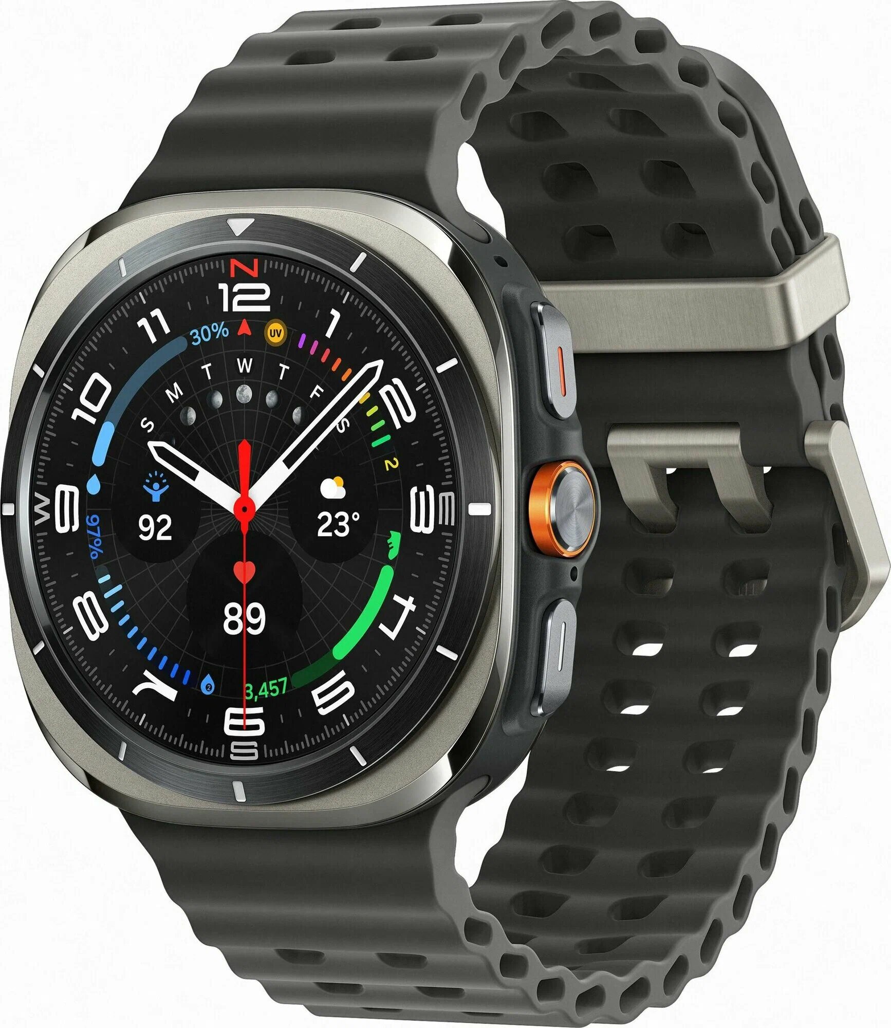 Смарт-часы Samsung Galaxy Watch Ultra, 47мм, Wi-Fi, LTE, серые, титановые