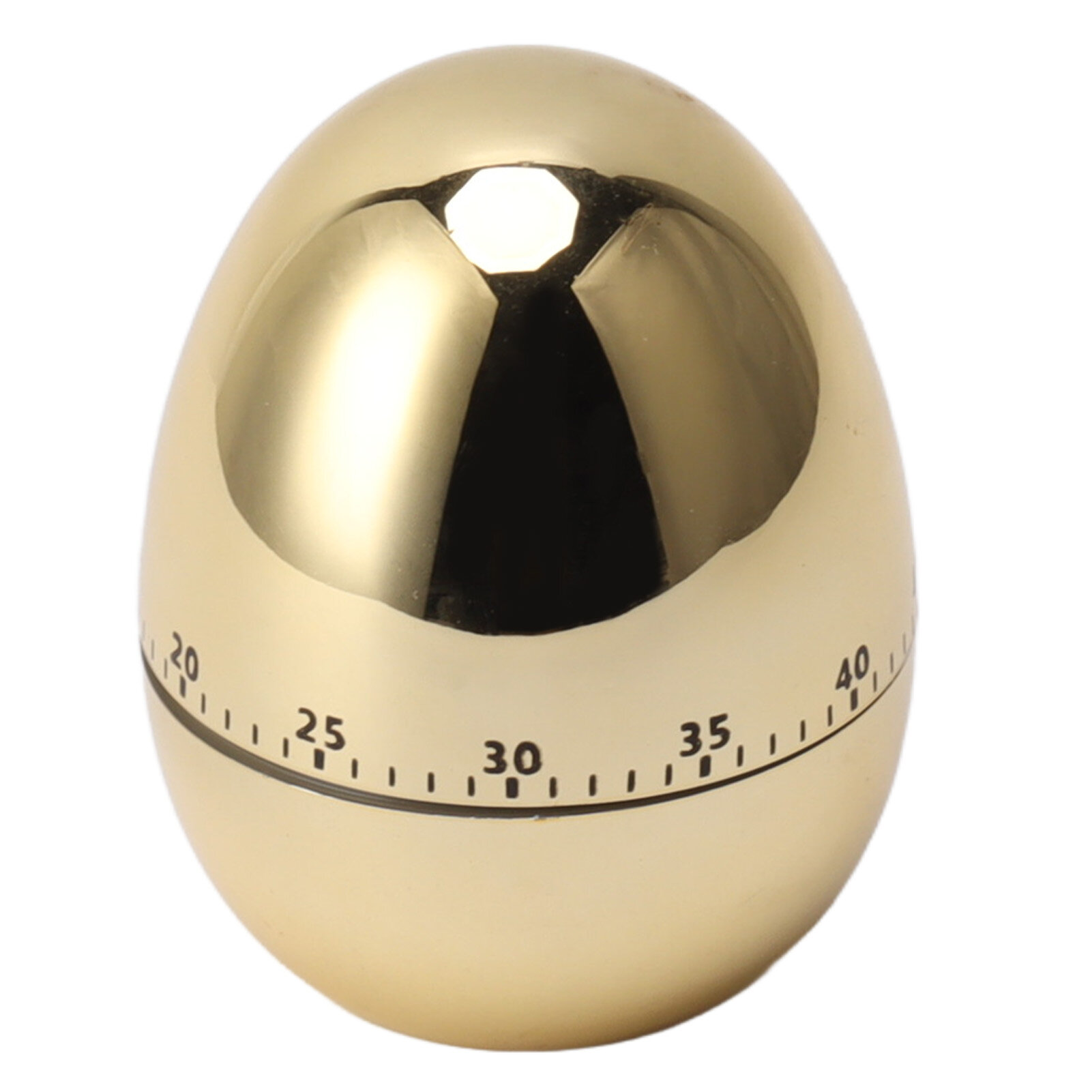 Изображение 60 Minutes Egg Model Mechanical Timer Cooking Alarm Clock Manual for Kitchen Gold