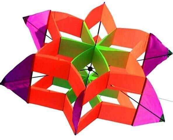 Воздушный змей КНР объемный, 100х80 см