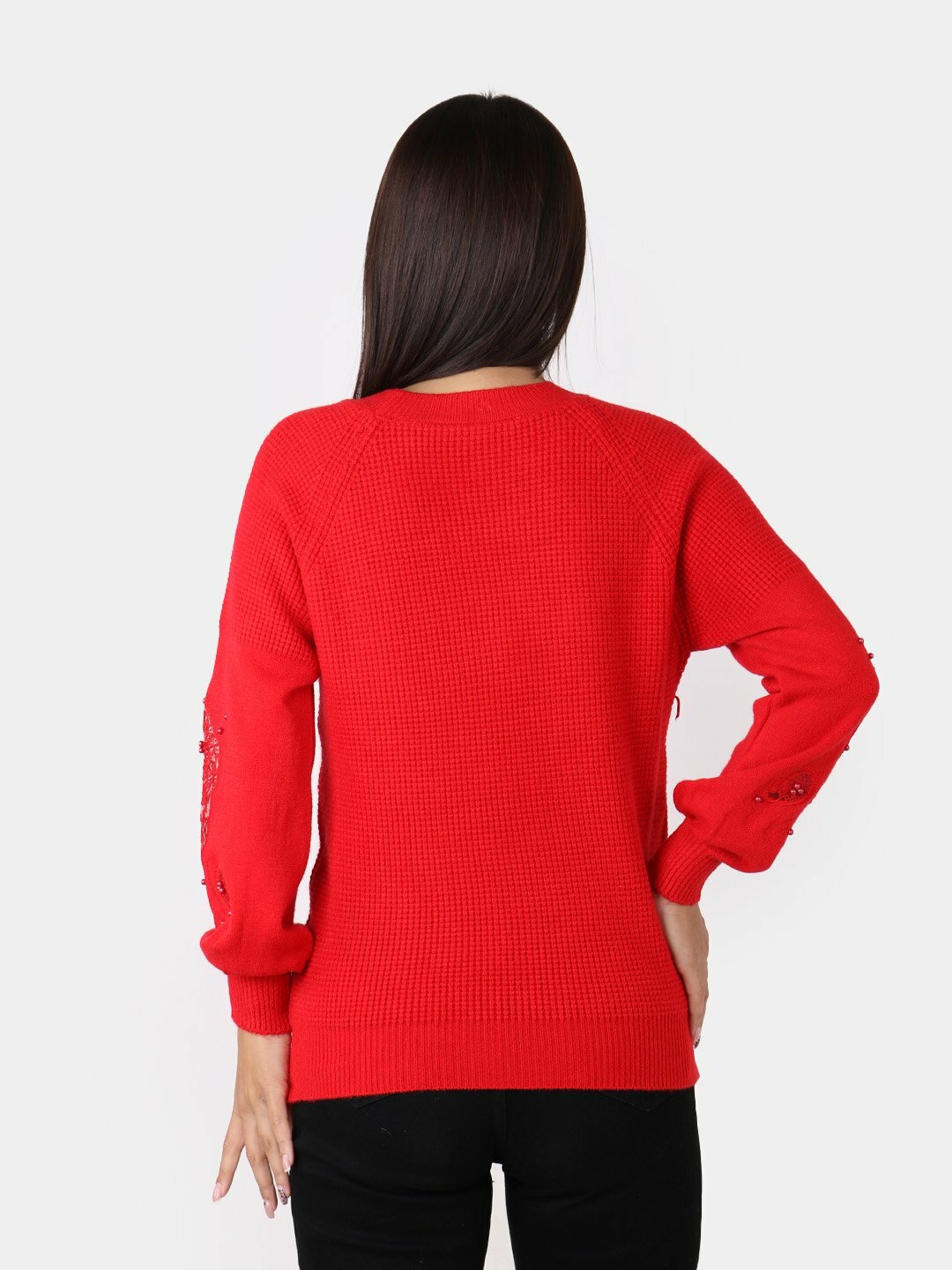 Джемпер , размер One Size, красный — фото 1