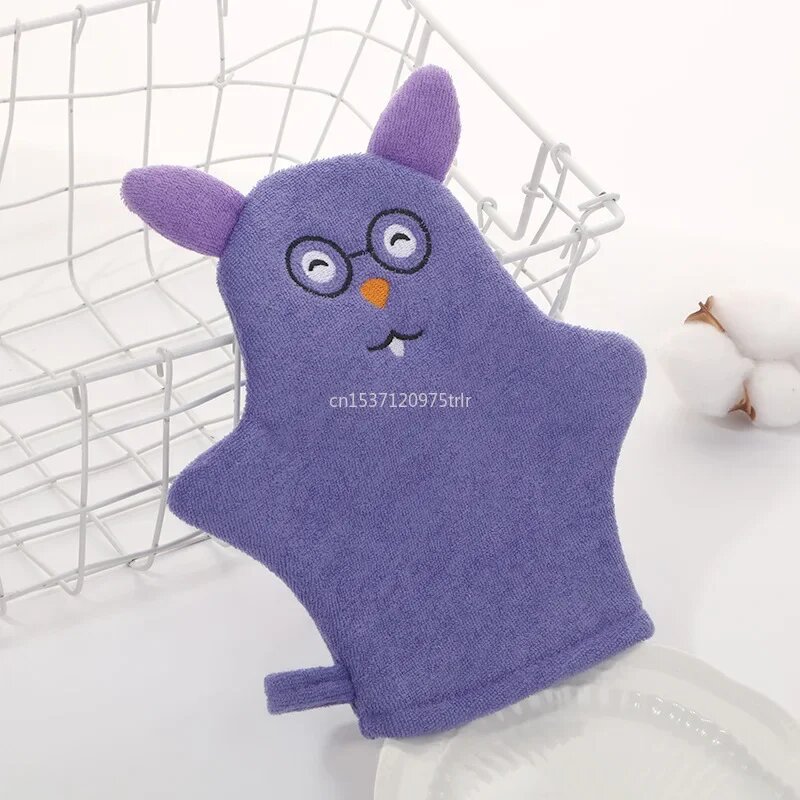 MOONBIFFY Детские перчатки для ванны мультфильм, mouse