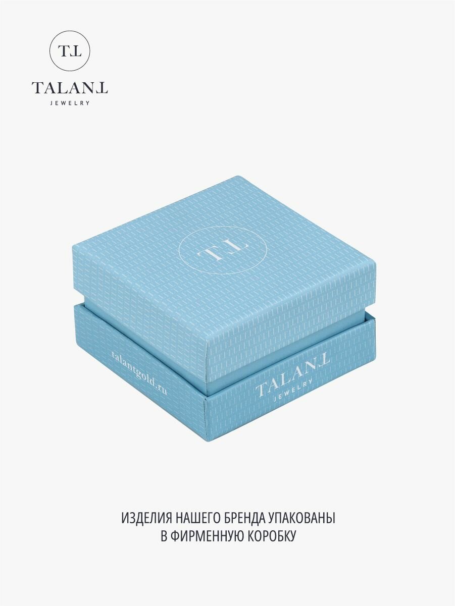 Серьги конго TALANT, красное золото, 585 проба, размер 30 мм, , золотистый — фото 1