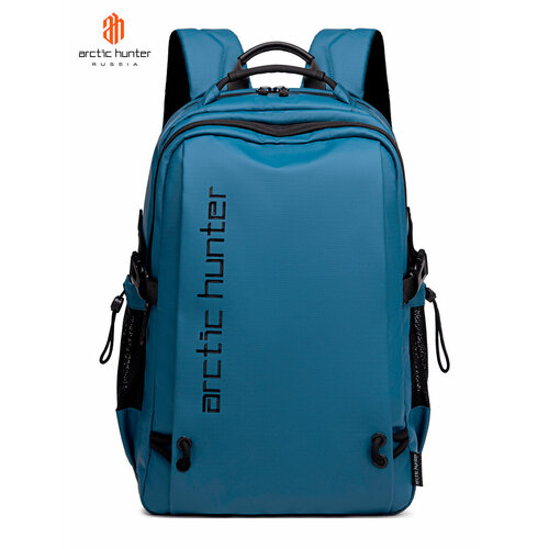 Рюкзак мужской городской, черный, повседневный, водонепроницаемый, для путешествий, для ноутбука, Arctic Hunter 24 литра