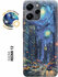 Силиконовый чехол на Xiaomi Redmi 12 с принтом "Ночной проспект"