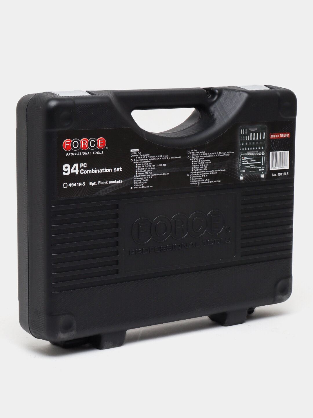 Набор инструментов Force, 94 предмета, с 6-гранными — фото 1