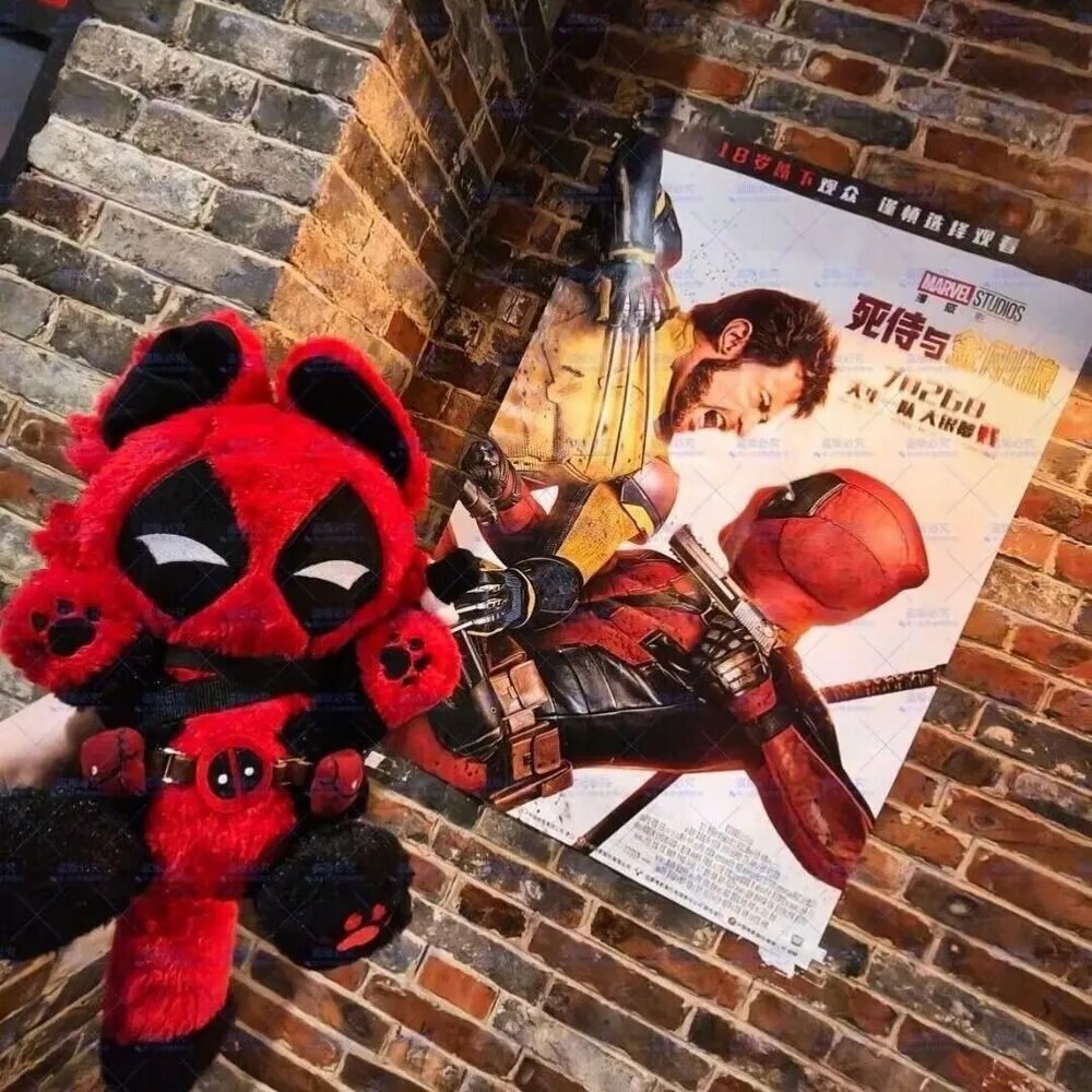 Аниме Мягкие Игрушки Deadpool Плюшевая Кукла Игрушка 30CM