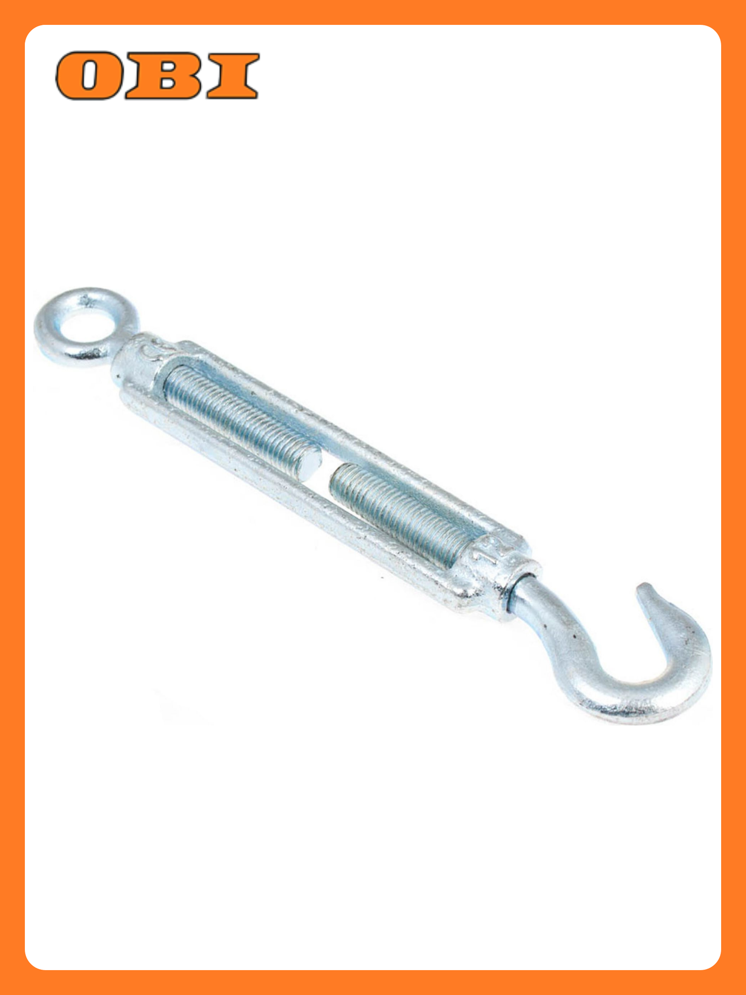 Талреп 1Marka сталь диаметр 12мм кольцо-крюк серебристый