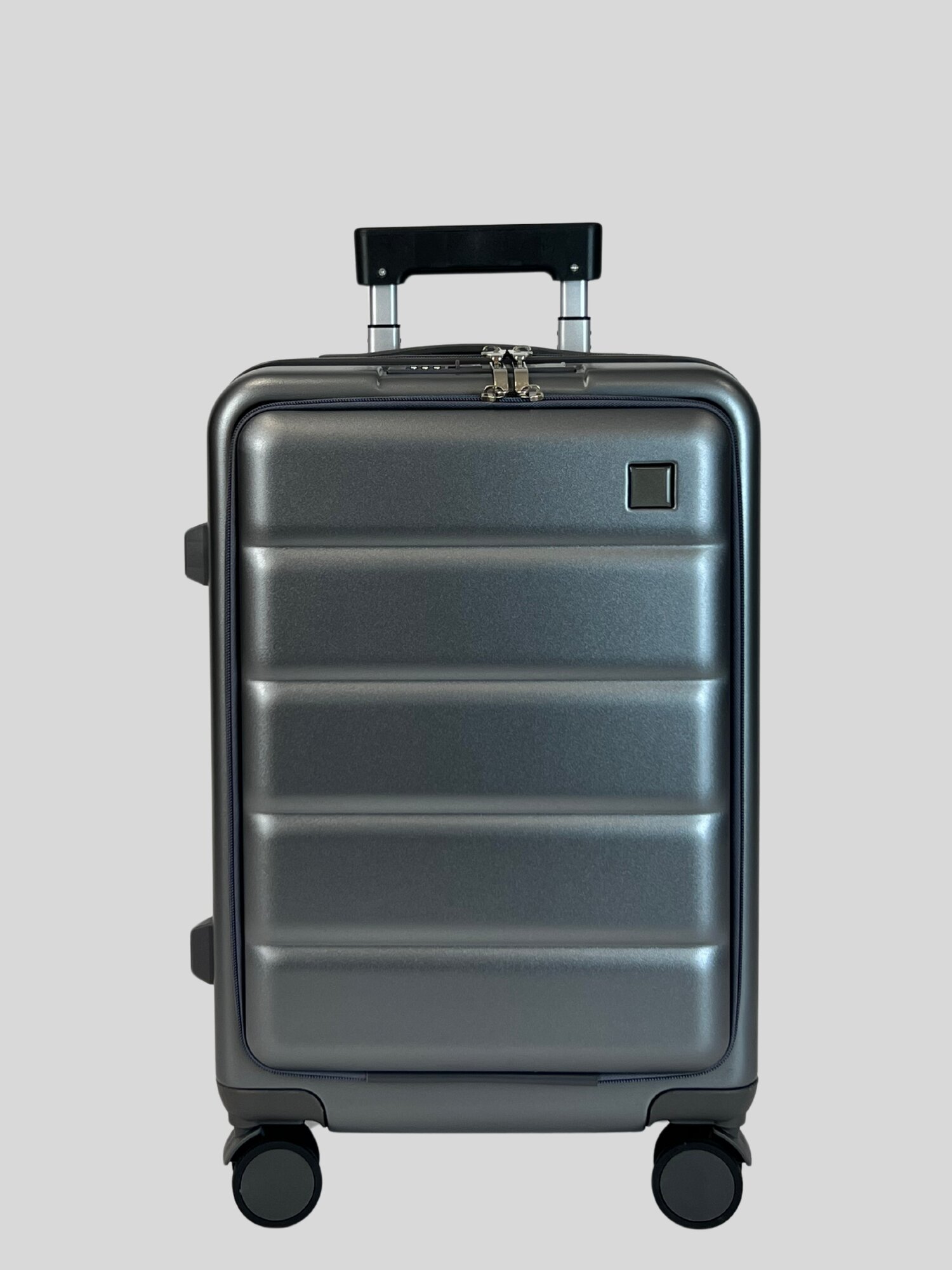 Чемодан , 66 л, серый — фото 1