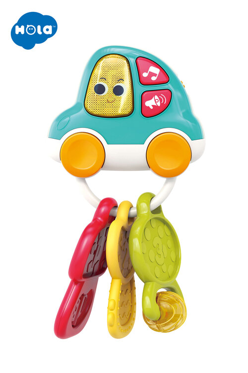 Развивающая игрушка Hola Брелок-машинка FCJ0573011, разноцветный