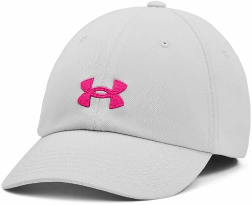 Кепка Under Armour Blitzing Adjustable Cap, размер OneSize, серый, розовый