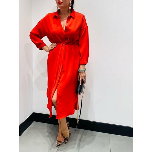 фото Платье piena, размер 46 тур, красный