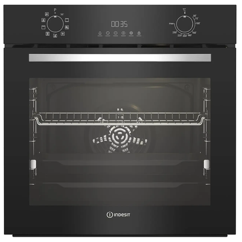 Электрический духовой шкаф INDESIT IFE 2420 BL черный 23093₽