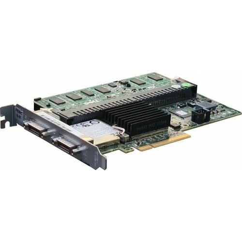 Контроллер Dell PERC6/E SAS Raid Controller, External, PCIe 512MB Cache PERC6E контроллер dell perc6 e sas raid controller external pcie 512mb cache f989f