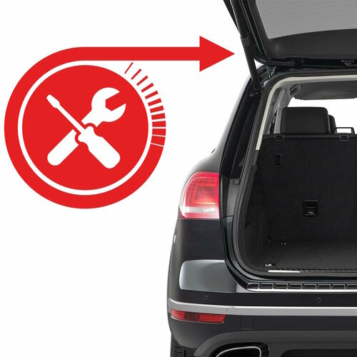 Электропривод багажника Volkswagen Touareg 2 (комплект)