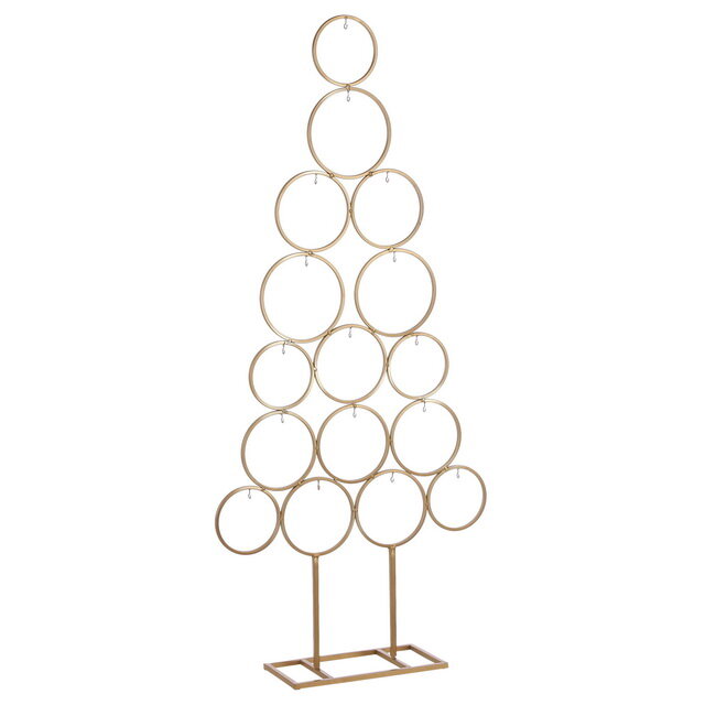 Edelman Декоративная елка из металла Viviana 118 см золотая 1105630